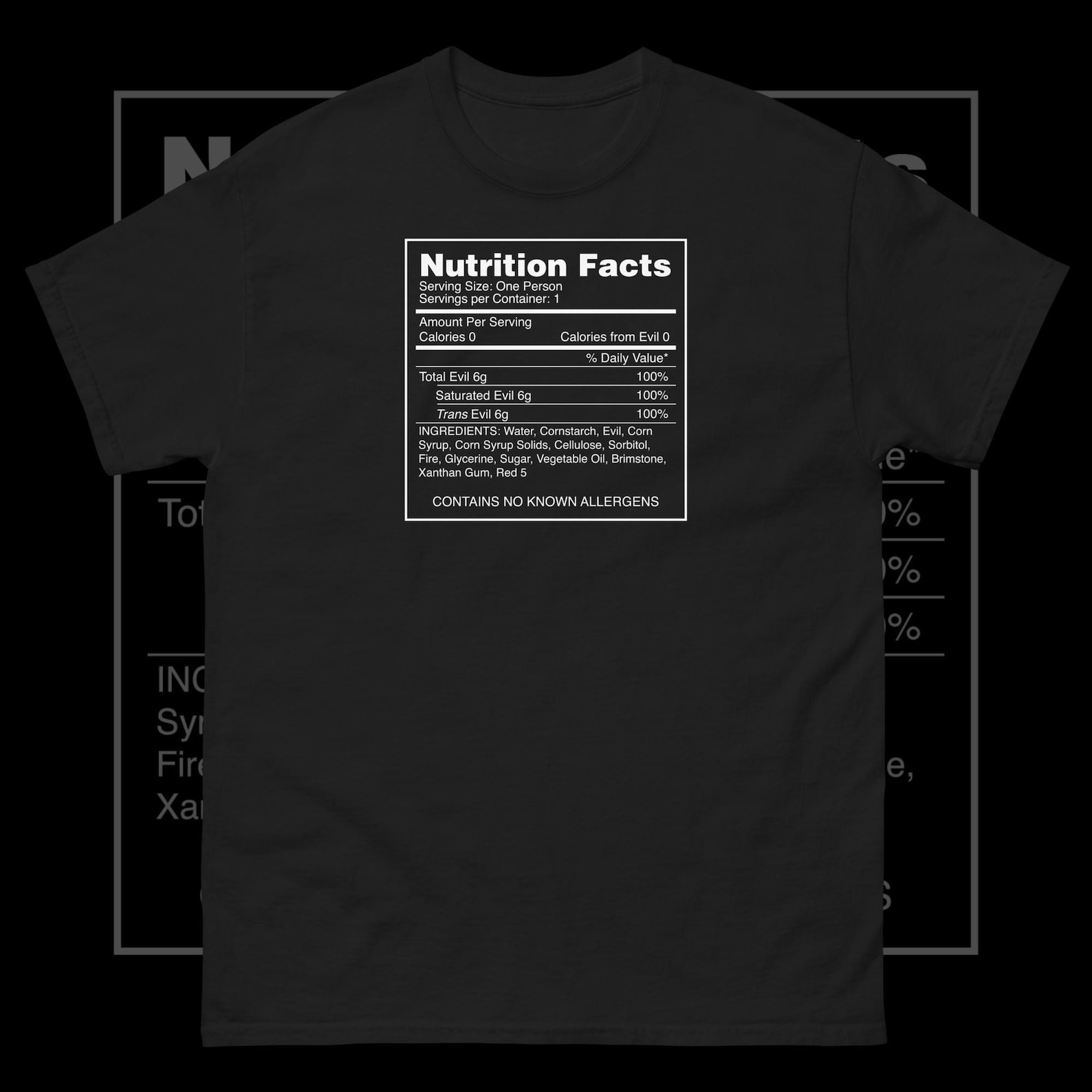 Nutrition & Fitness Coaching Fulham - 100% Evil Shirt Nu Goth Soft