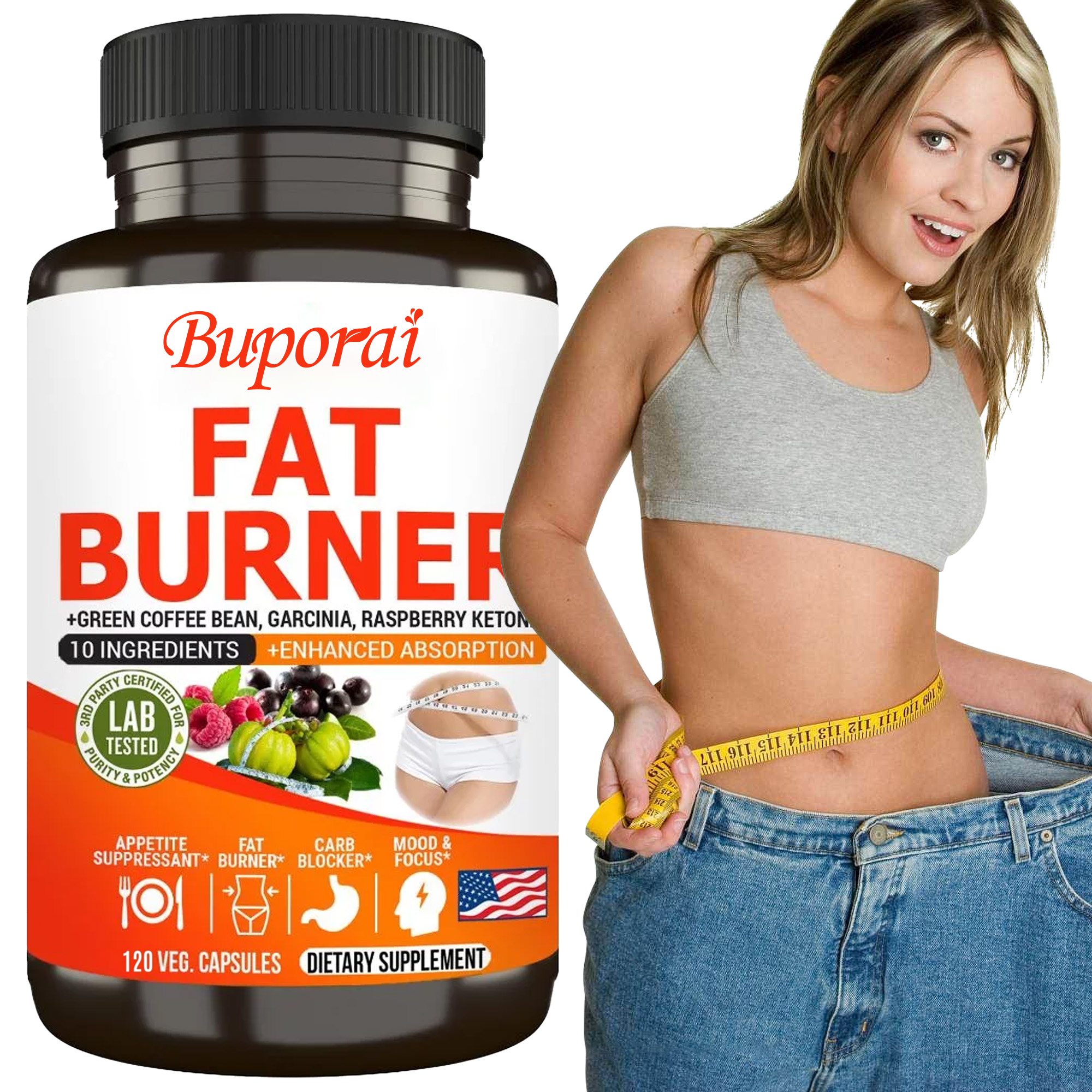 Green Tea Extract Fat - Fat Burner Capsules - Healthy Weight