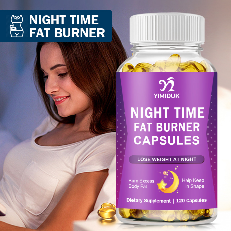 Green Tea Extract Fat - Nighttime Fat Burner-with Vitamin D3, Green