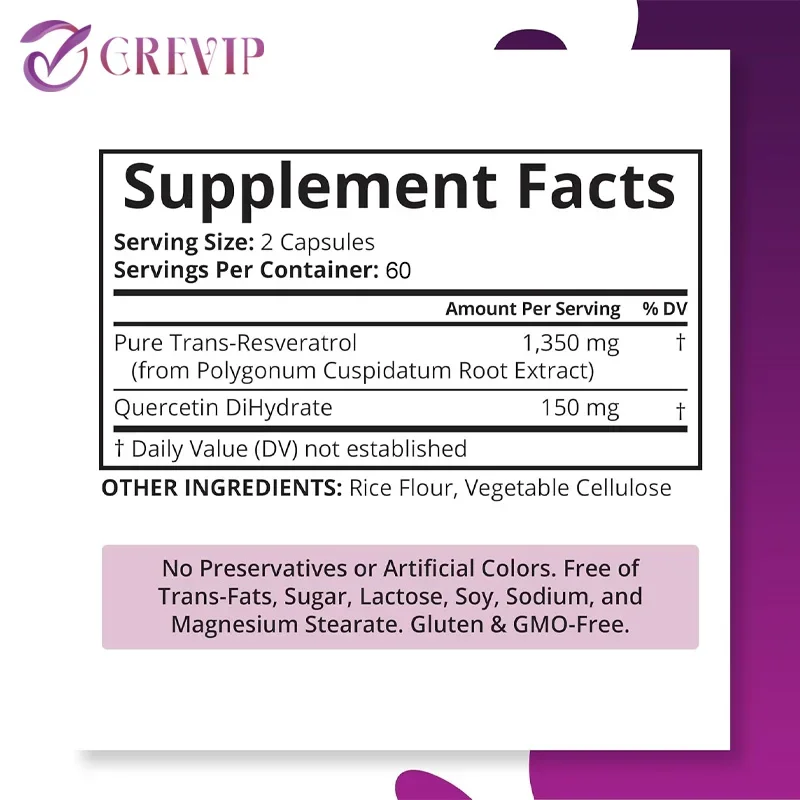 Trans-Resveratrol 1500mg - Pot - đánh giá và giá Resveratrol Capsule Anti Aging