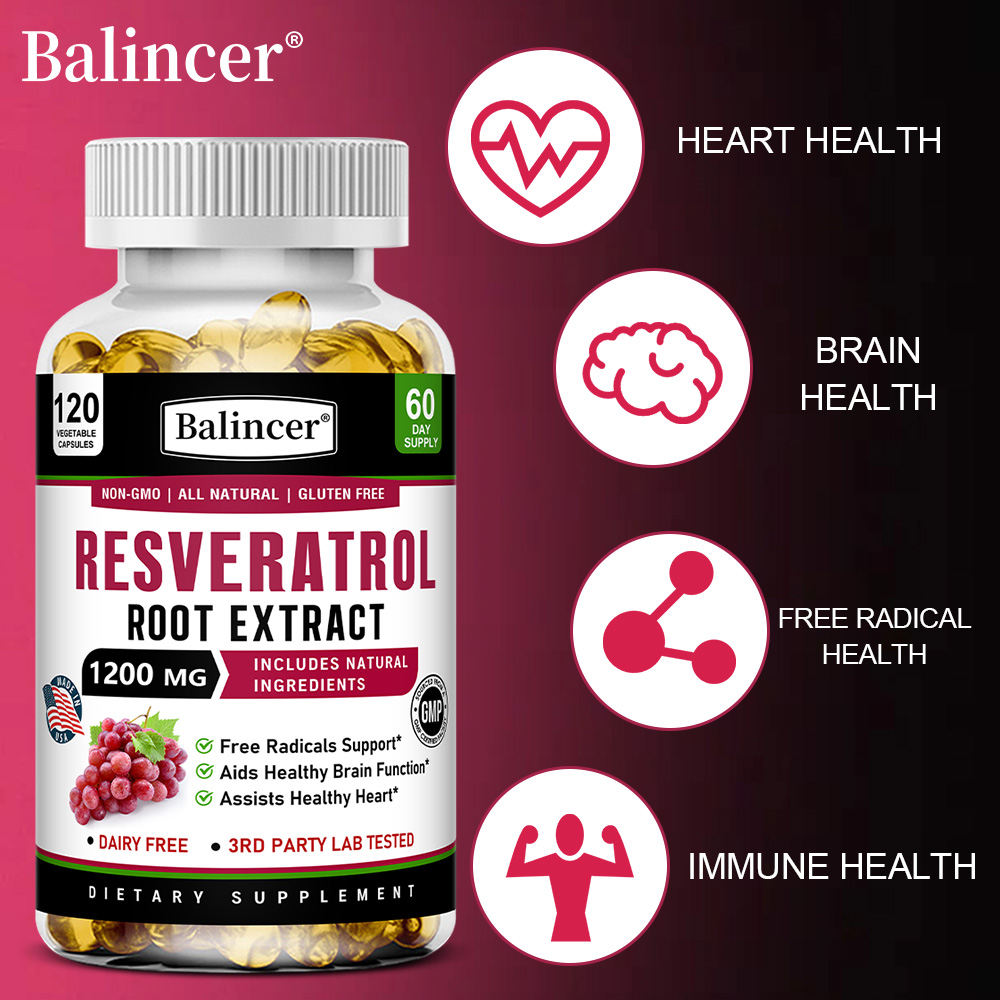Resveratrol Root Extract 1200m - đánh giá và giá Resveratrol Capsule Anti Aging