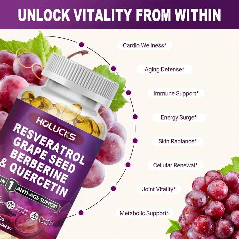 Buy 1 Get 1 Free! Resveratrol  - đánh giá và giá Resveratrol Capsule Anti Aging