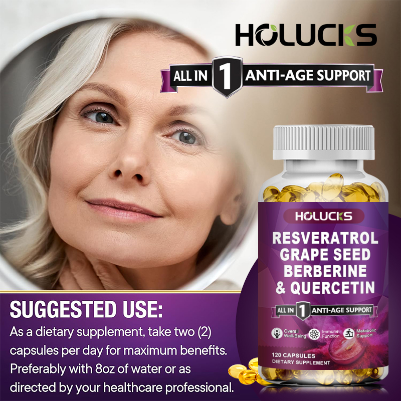 Buy 1 Get 1 Free! Resveratrol  - đánh giá và giá Resveratrol Capsule Anti Aging