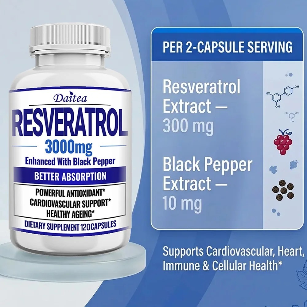 Resveratrol Supplement Capsule - đánh giá và giá Resveratrol Capsule Anti Aging