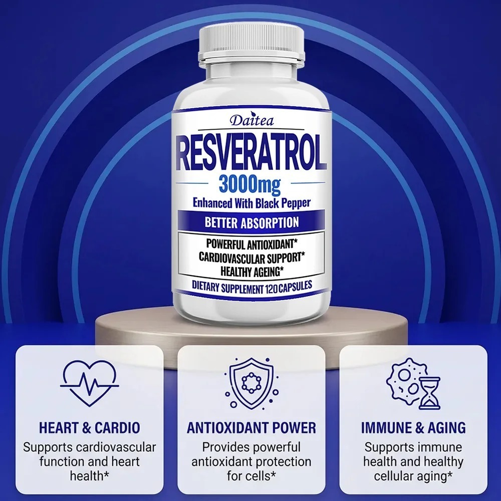 Resveratrol Supplement Capsule - đánh giá và giá Resveratrol Capsule Anti Aging
