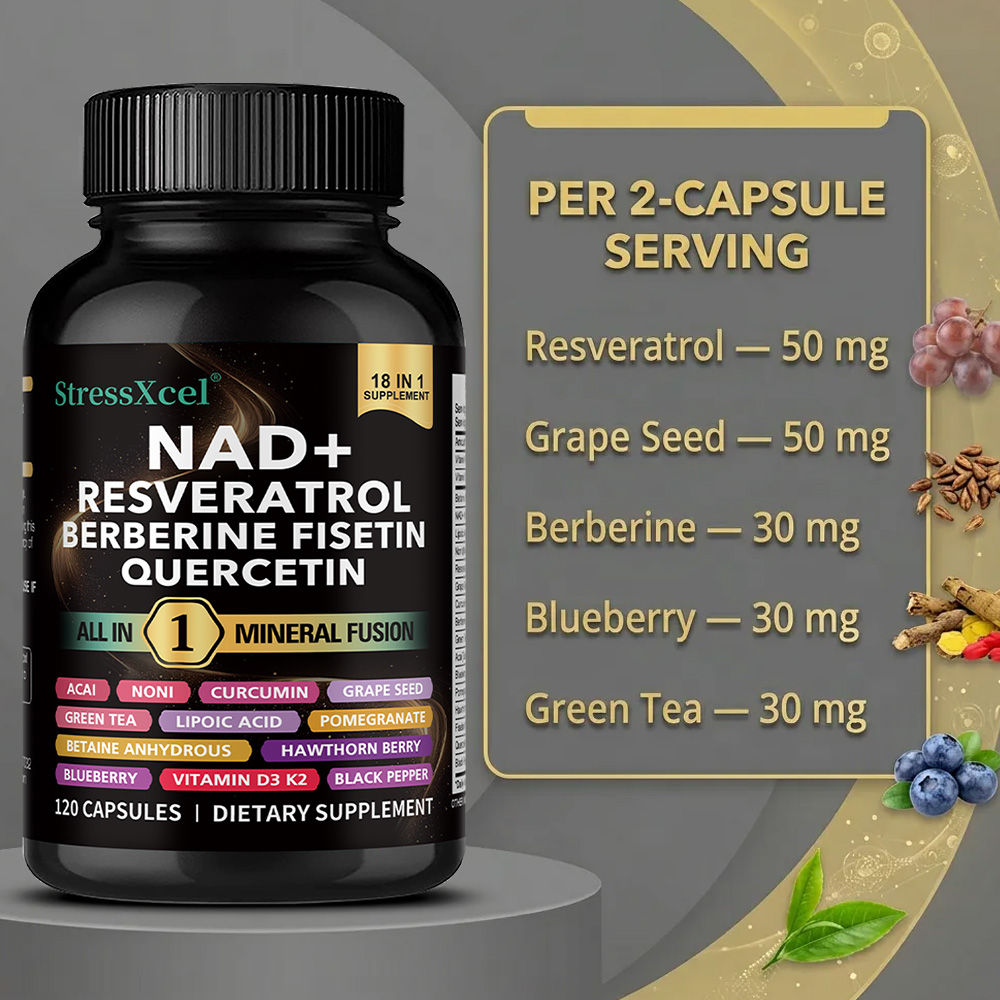 NAD+ Supplement with Resveratr - đánh giá và giá Resveratrol Capsule Anti Aging