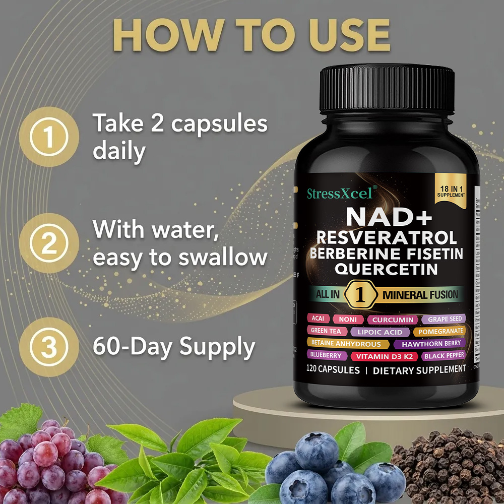 NAD+ Supplement with Resveratr - đánh giá và giá Resveratrol Capsule Anti Aging