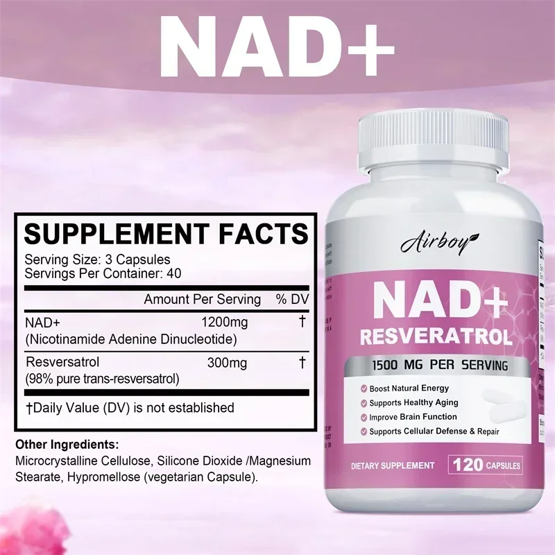 NAD+  Resveratrol - Anti-aging - đánh giá và giá Resveratrol Capsule Anti Aging