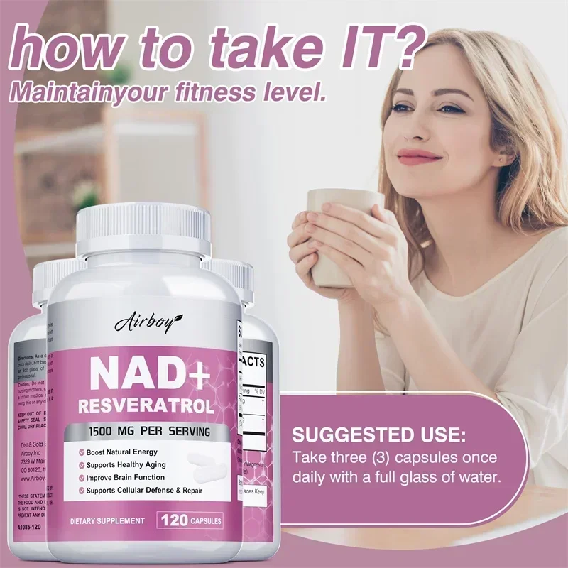 NAD+  Resveratrol - Anti-aging - đánh giá và giá Resveratrol Capsule Anti Aging