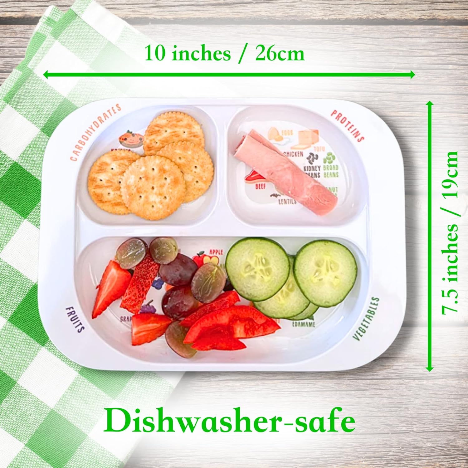 Divided Portion Plate for Kids - đánh giá và giá Nutrition & Fitness Coaching Fulham