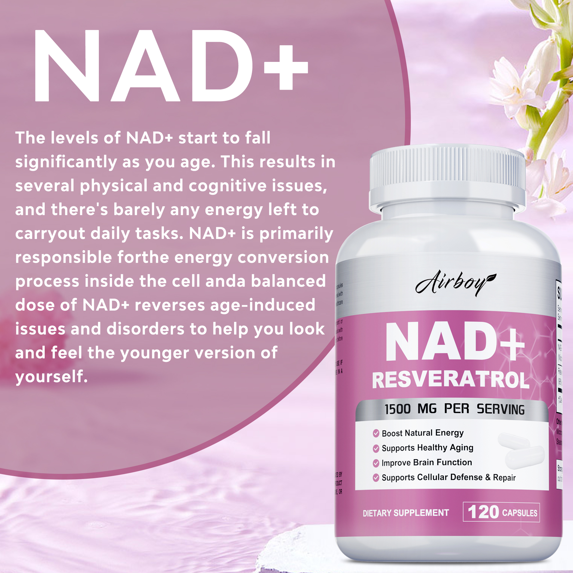 AD + Resveratrol Supplement -  - đánh giá và giá Resveratrol Capsule Anti Aging